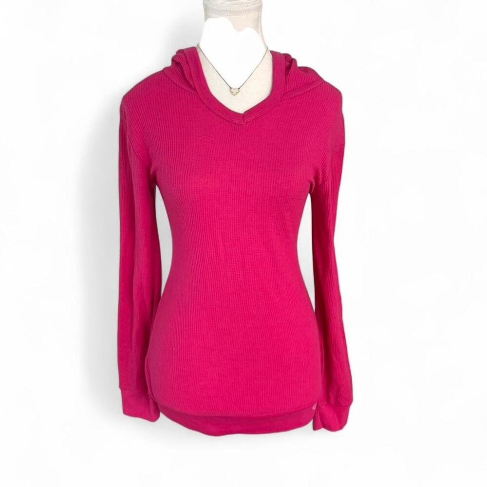 Everlast Sport Y2K Pink Hooded 2000s Activewear Long Sleeve Size XL